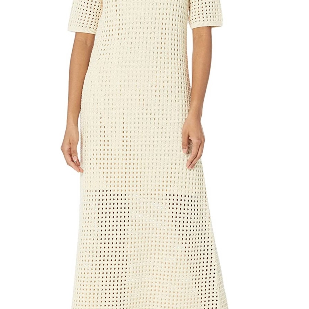 Miles Crochet Short Sleeve Maxi Dress